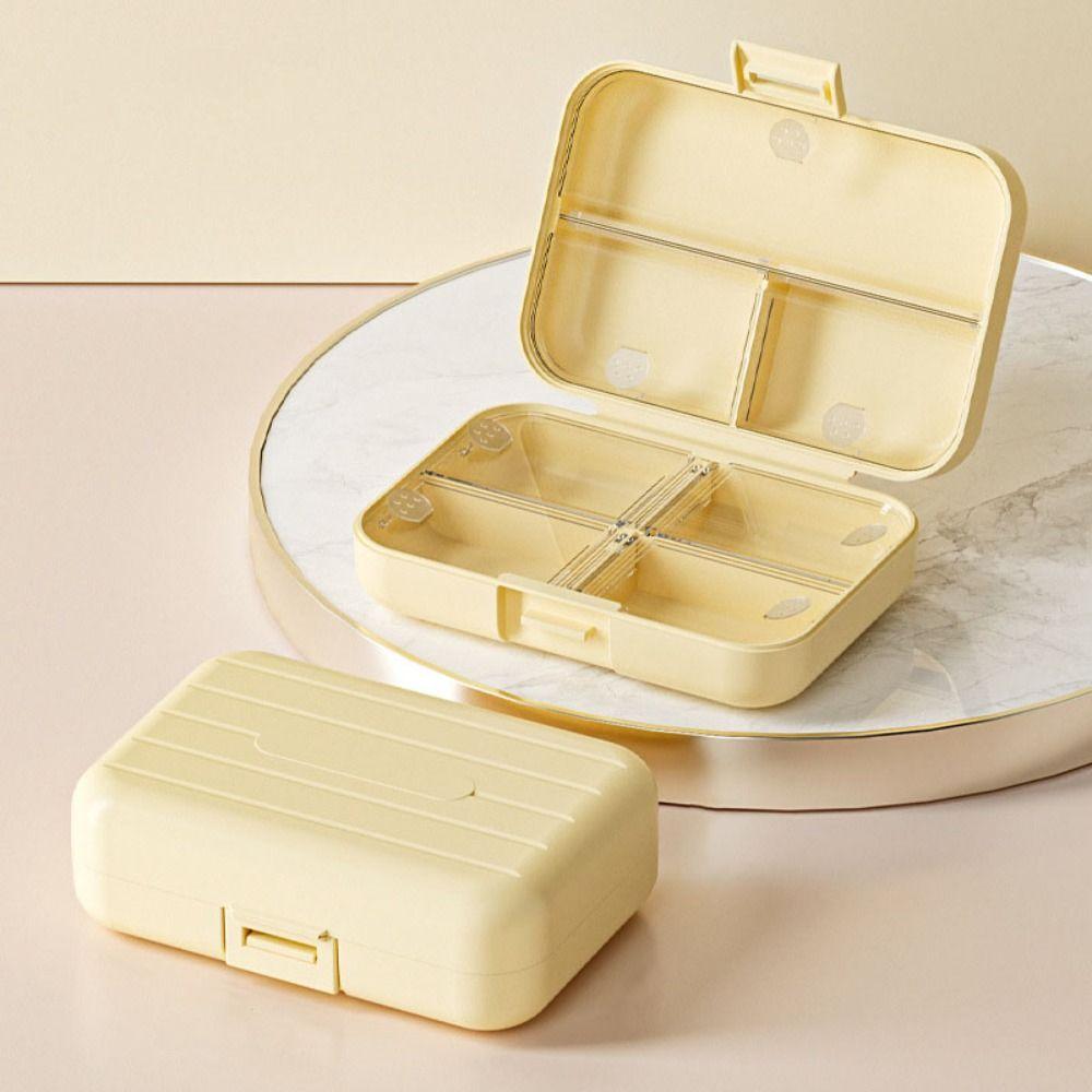 Mini Jewelry Box Portable Storage Box Multipurpose Pill Case  Necklace