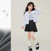 Girls' JK Style Pleated Skirt
