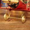 Home Wrought Iron Large Aircraft Model Personalized Ornament Handicrafts Retro Old Machine Decoration Retro Style