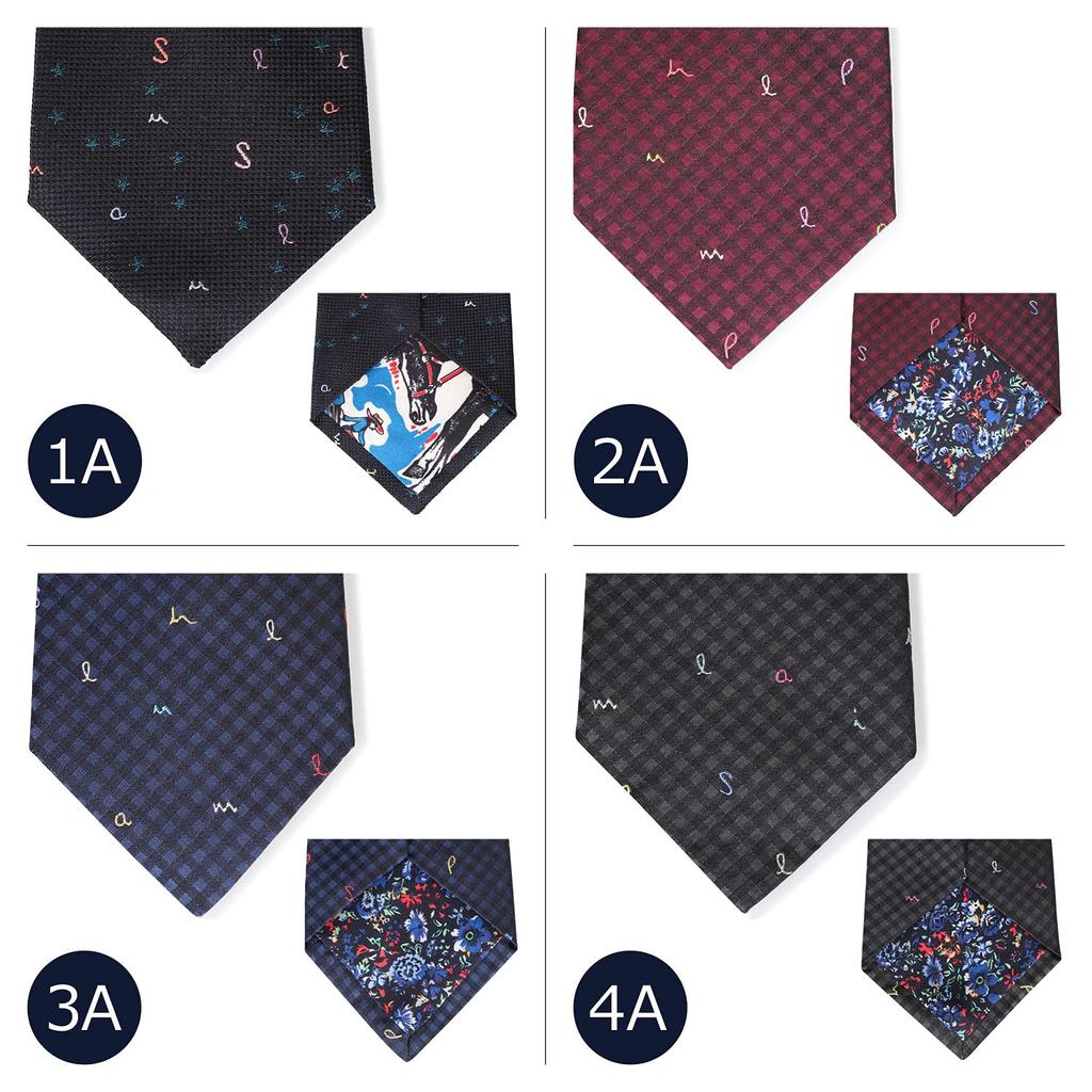 Paul Smith Hedvábná Značková Svatba Velikost A 6 Kravata, Jméno, Kravata, 210902-02, [Použitá]