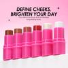 Julystar Makeup Stick, Contour Highlighter Blush Stick for Face, Shimmer High Light Stick, Creamy Natural Face Shaping Contour Brightening Blush Stick