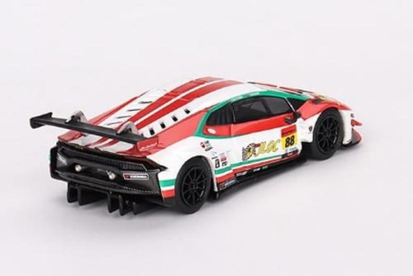 MINI GT Scale Lamborghini Huracan GT3 EVO SUPER GT Series 2023 JLOC Lamborghini GT3 JLOC Drive Japan Exclusive Finished Model 1/64 #88 Left-Hand