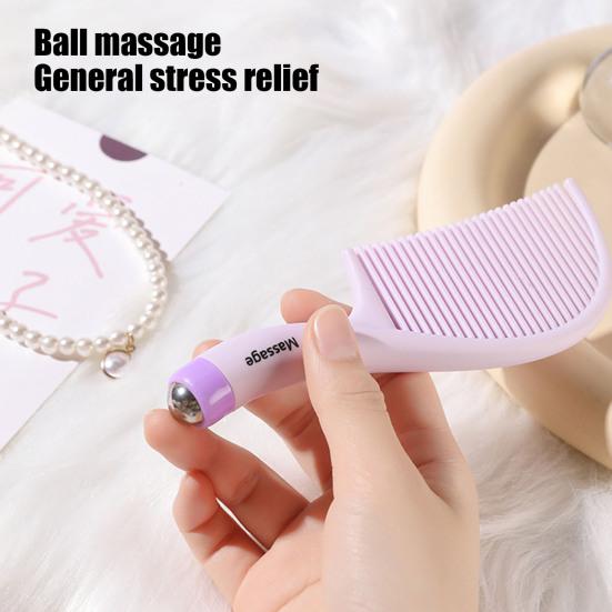 Roller Massage Hair Comb for Women, Portable Anti-static Hair Detangling Comb, Hair Styling Comb for Thin Thick Curly Long Hair