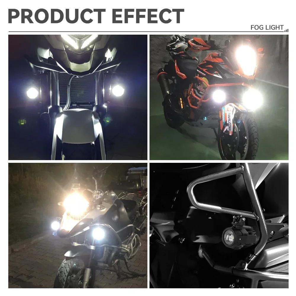 R 1200 GS Fog Lights Motorcycle Accessories LED Auxiliary Fog Light Driving Lamp For BMW R1200GS F800GS F700GS F650 K1600