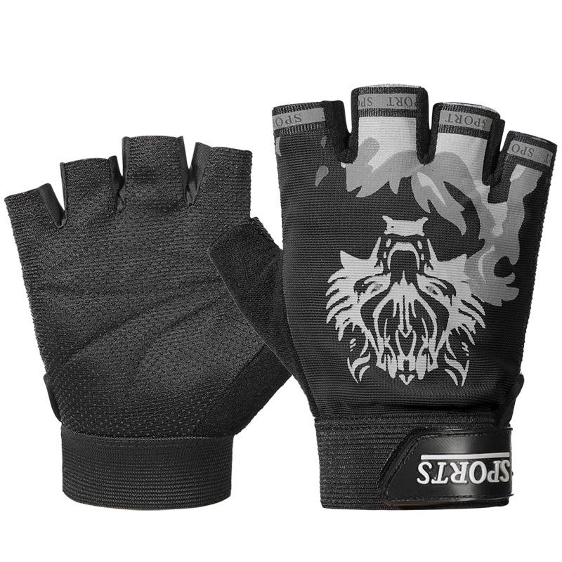 

Men s Half Finger Cycling Gloves Breathable Lightweight Fitness Gloves with Durable Palm Grip and Adjustable Wrist Strap for Outdoor Sports XL