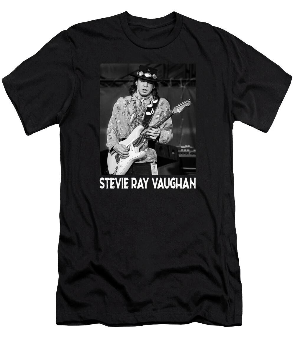 Stevie Ray Vaughan Black Cotton T -Shirt XL 2XL