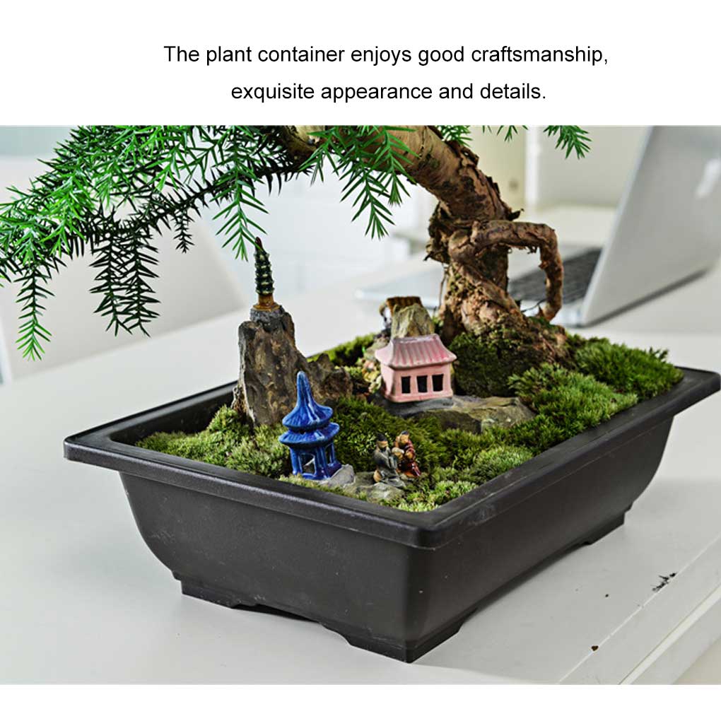 Gärtnertopf Professioneller Sukkulentenhalter Zuhause Innen Außen Pflanzgefäße Gartenzubehör mit Drainagedesign