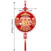 Red New Years Decoration Chinese Style New Year Hanging Ornaments  Living Room