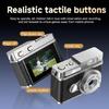 Retro Camera 12MP Photo Capture 1080P Video Recording Keychains Attachment Long Service Battery For Daily Use