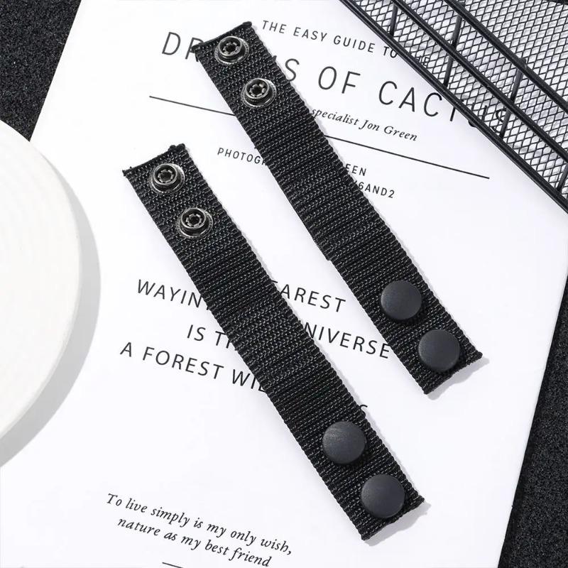 2/4Pcs Military Tactical Belt Buckle Heavy Duty Nylon Webbing Molle Belt Keeper Strap Outdoor Buckle Strap Tool Accessories