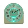 Hometime Silent Sweep Round Face Blinking Light Alarm Clock - White