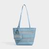 Large Capacity Woven Bag for Women's Commuting, Versatile Shoulder Bag, Trendy Hand-held Tote, Special Vegetable Basket, Woven Bag