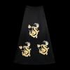 HECO New Chinese Style Embroidered Dragon Acetate Straight Skirt