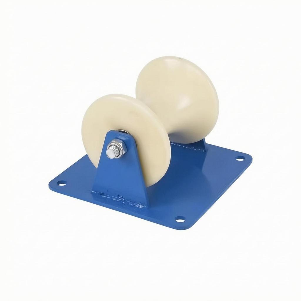 Cable Pulley with Mounting Plate Sturdy Wire Rope Guide Effortless