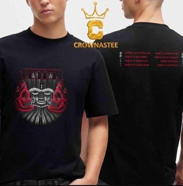 Tool Band Live In The Sand South America 2025 Tour Dates T-Shirt Unisex T-Shirt XL