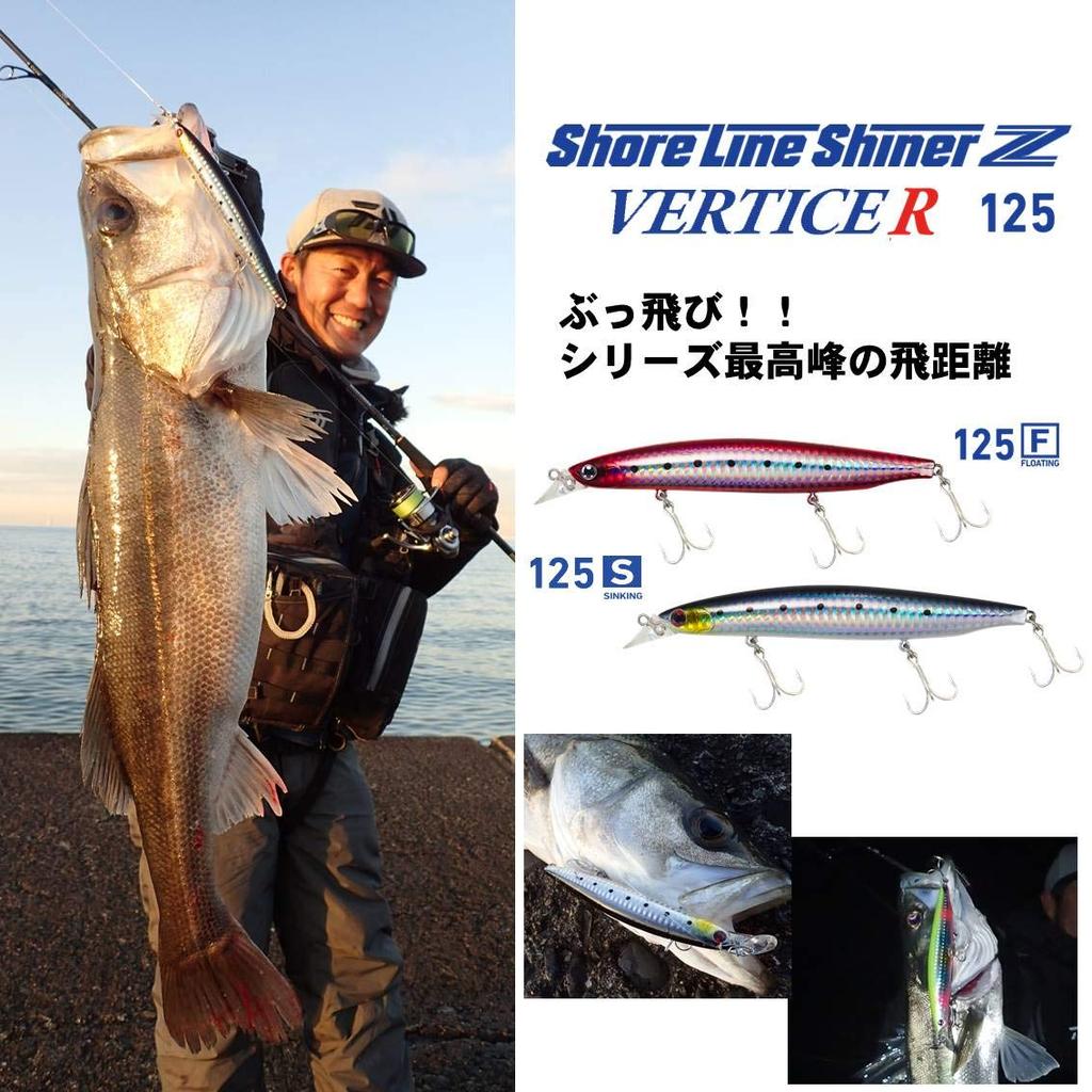 Daiwa Shoreline Shiner Z Vertis R125F 3D Inakko Sea Bass Minnow Lure