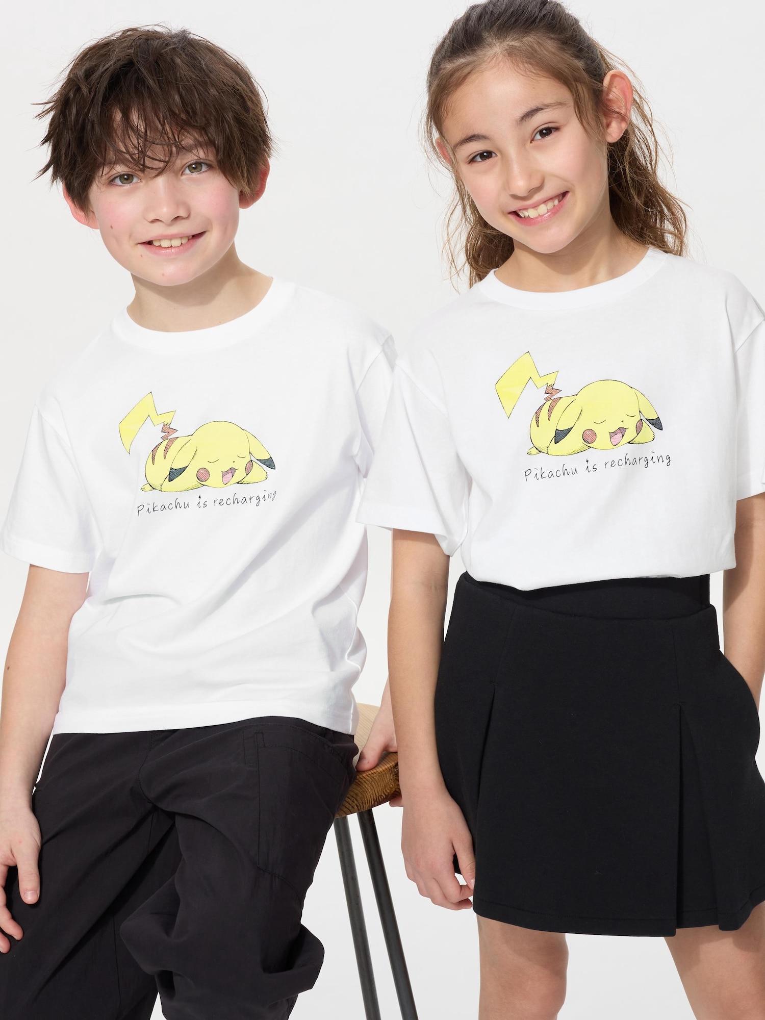 

Uniqlo Детская футболка с графикой Pokemon UT с коротким рукавом A 00 WHITE/KIDS 140