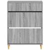Shoe Cabinet ARNHEM 78 X 24 X 103 Cm Engineered Wood Sonoma Grey
