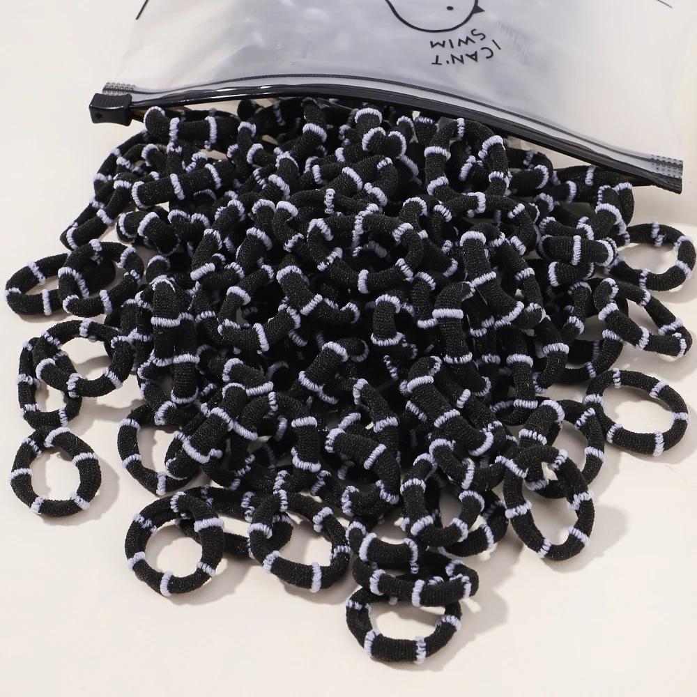 

40/60 шт. Эластичная резинка для волос Разноцветные резинки для детей Поддержка хвостика Резинки для волос Сплетенный шнур для головы Детские аксессуары для волос