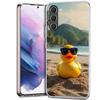 Rubber Ducks Floating in the Swimming Pool Phone Case for Samsung A54 A14 A24 A34 A17 A37 A57 A55 A35 A25 A15 A13 A23 A33 A53 A0