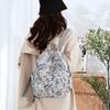 Bedruckter Nylon-Rucksack Studenten-Schultasche Damen Leichter Reiserucksack