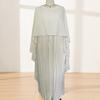 Women's Pleated Flowy Maxi Dress Split Cape Sleeve Formal Wedding Guest Dress Cocktail Evening Party Long Dress