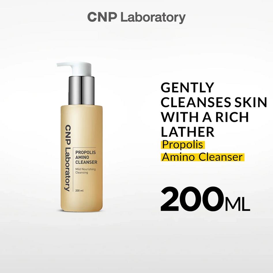 CNP Propolis Amino Cleanser 200ml / Deep Cleansing, Softening, Nourishing, Moisturizing, Korean Cosmetics, Kbeauty