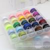 25/36 Color Handmade Embroidery Sewing Threads Polyester Home Hand Stitching Sewing Machine Supplies Yarn Line Box Color Random