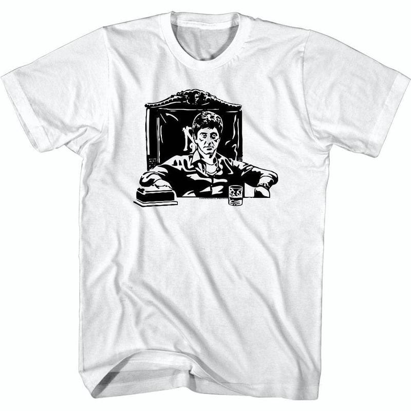 Scarface Drunk at Desk Unisex T-Shirt S