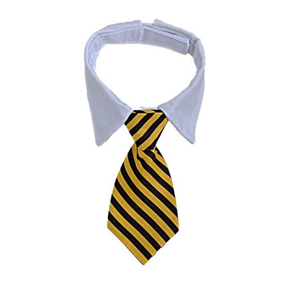 

Регулируемый воротник с лацканами для домашних животных, костюм для собак и кошек, формальный полосатый галстук для вечеринки L