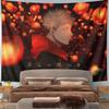 Charming Jujutsu Kaisen Wall Decor, Classic Red Charming Look, Great Fit for Living Room Sofa and TV Area with Warm with Flair with Calm Mood