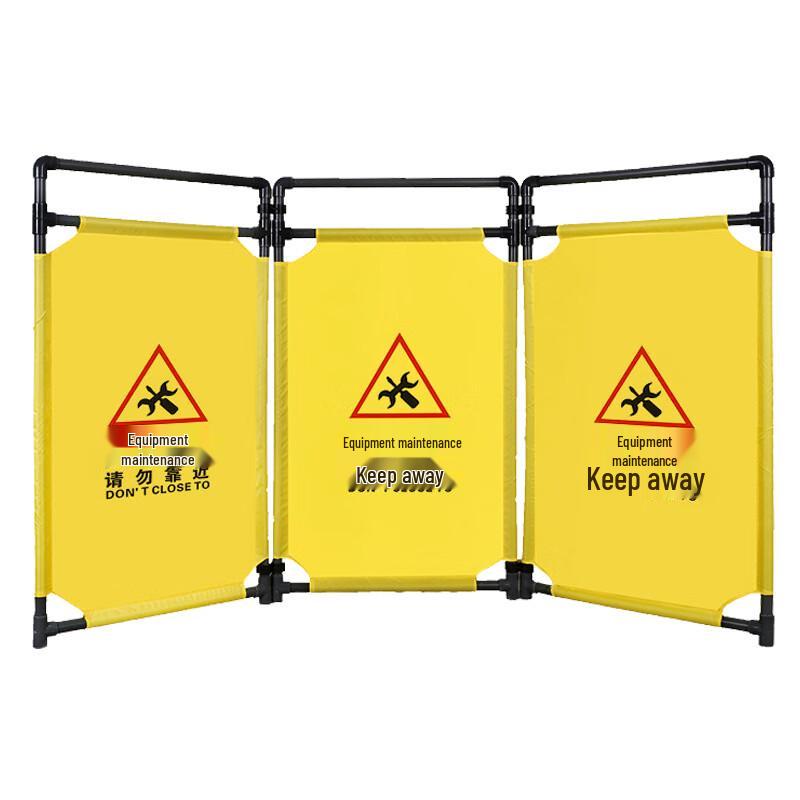 Foldable Safety Warning Barrier