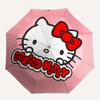 1pc Hello Kitty Sticker Design Umbrella with Plastic Handle,Suitable for All Seasons Home Travel Outdoor UmbrellaSanlio120