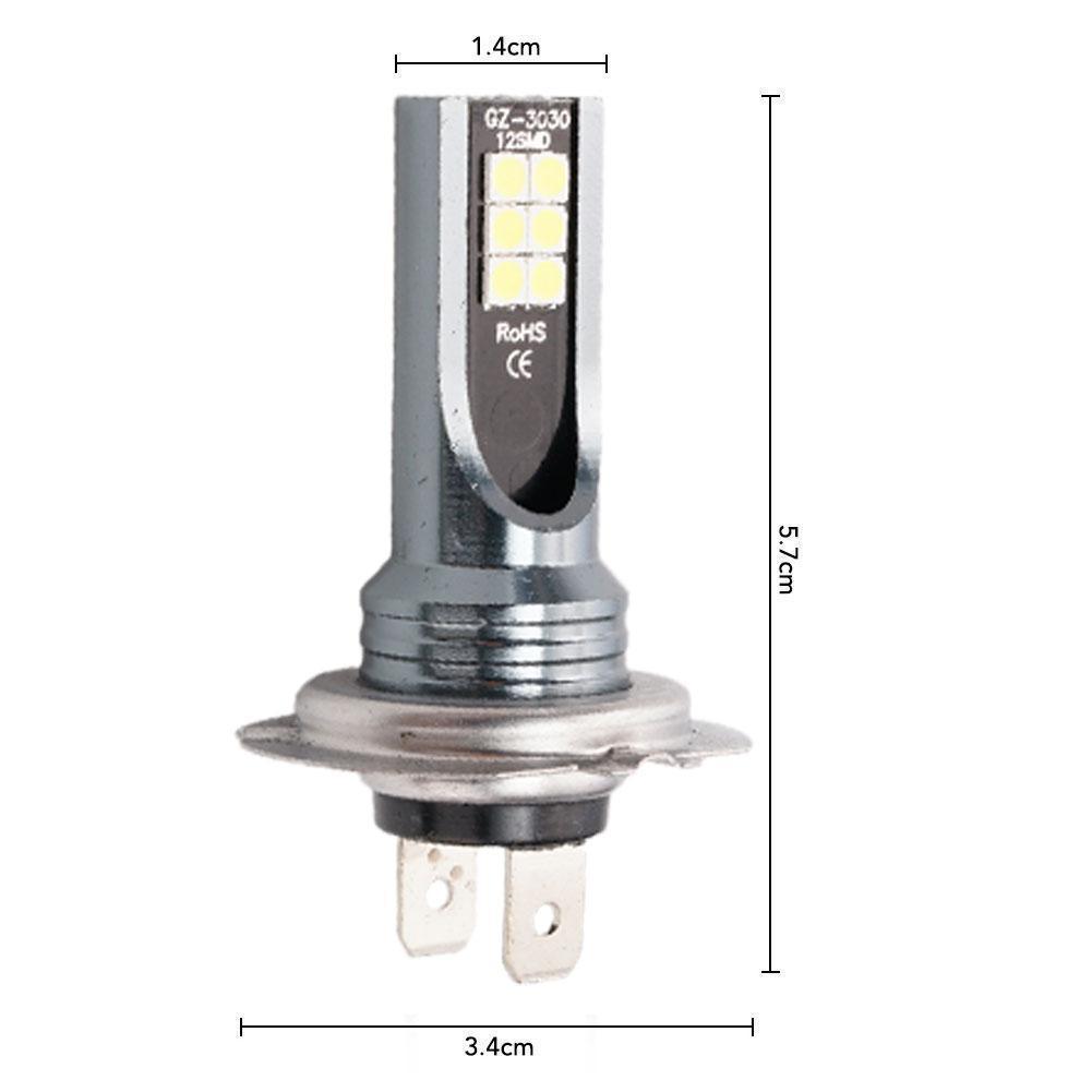 H7 LED Headlight Bulb Beam Kit 12V 100W High Power LED Car Light Headlamp 6000K Auto Headlight Bulbs 12000LM Bulbs 7