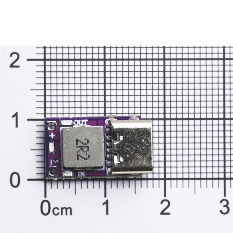 Hocheffizientes USB-C-Strommodul mit Doppelfunktion für 3,7V/4,2V 18650-Akku, 12W 2,4A Ausgang