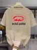 New Summer Luxury Mens Fashion Patterned Tshirt Round Neck Casual Trendy Y2k Highend Highquality Fitness Sports Tshirt
