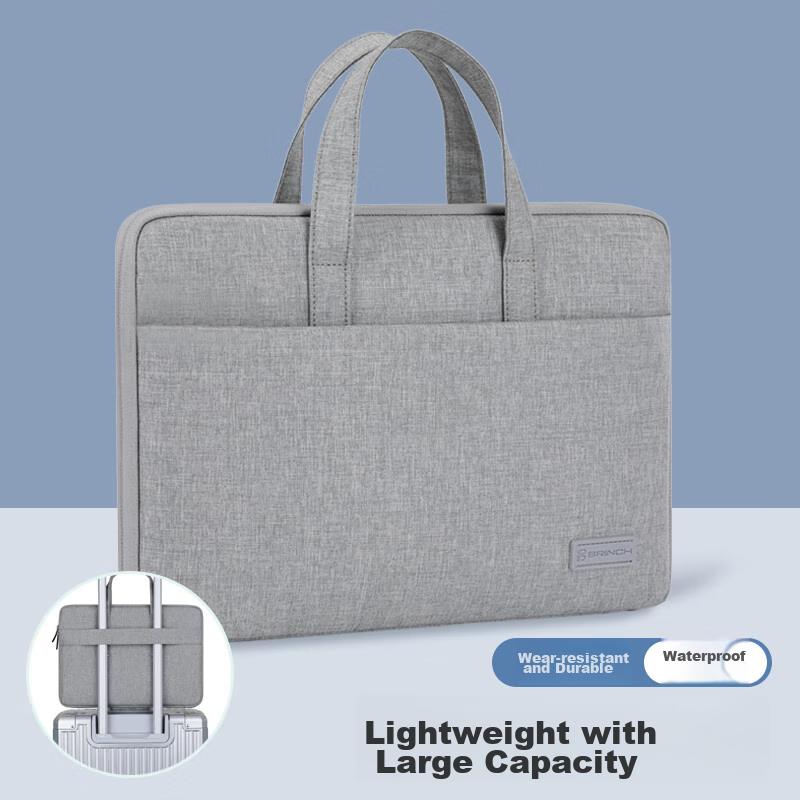 BRINCH Laptop Bag, 12/16 Inch, Business Lightweight Travel, Suitable for Xiaomi, Apple, Huawei Laptops