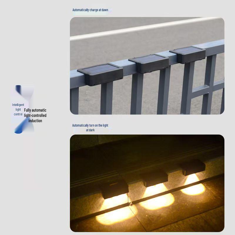 Solar Wandfluter für Außen - Wasserdichter Landschaftsstrahler für Garten, Balkon, Villendekoration