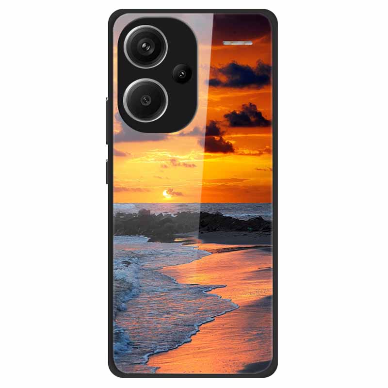 For Redmi Note 13 Pro Plus 5G Case Pro+ Tempered Glass Hard Fundas for Xiaomi Redmi Note 13 Pro Note13 5G Cover Coque Luxury