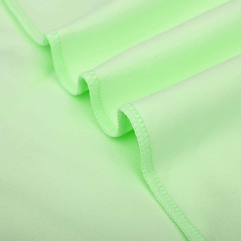 Sports Towel Set 3 pcs Green Polyester and Polyamide