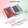 Diy Segmented Single-Cluster False Eyelashes 9-16Mm Eyelashes C Curvature Dense Curl