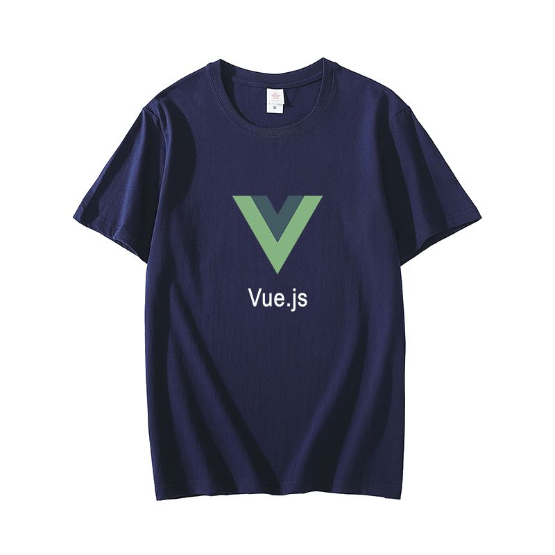 Computer Front End W Frame Vuejs Peripheral Shortsleeved Tshirt Unisex Geek Programmer Clothes Summer Cotton