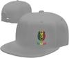 Cappellino da Baseball in Cotone con Stampa Bandiera Leone del Senegal Snapback Hip Hop Regolabile Cappello Casual Unisex