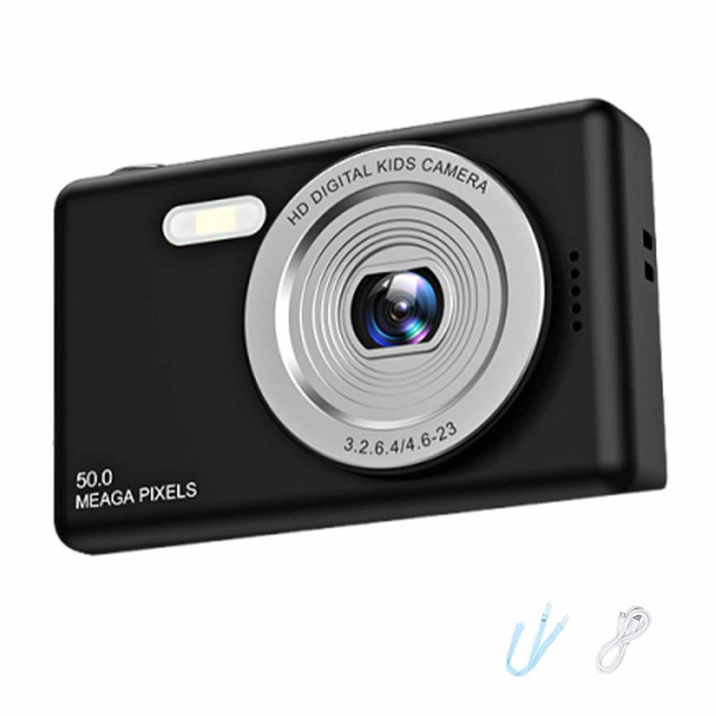 4K Digital Camera with Anti Shake Portable Selfie Camera 48MP High Resolution for Kids Starter Children Student Girl Boy