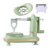 Hand Crank Rotating Peeler Slicers For Kitchens Multifunctional Fruit and Vegetable Peeling Machine with Suction Base