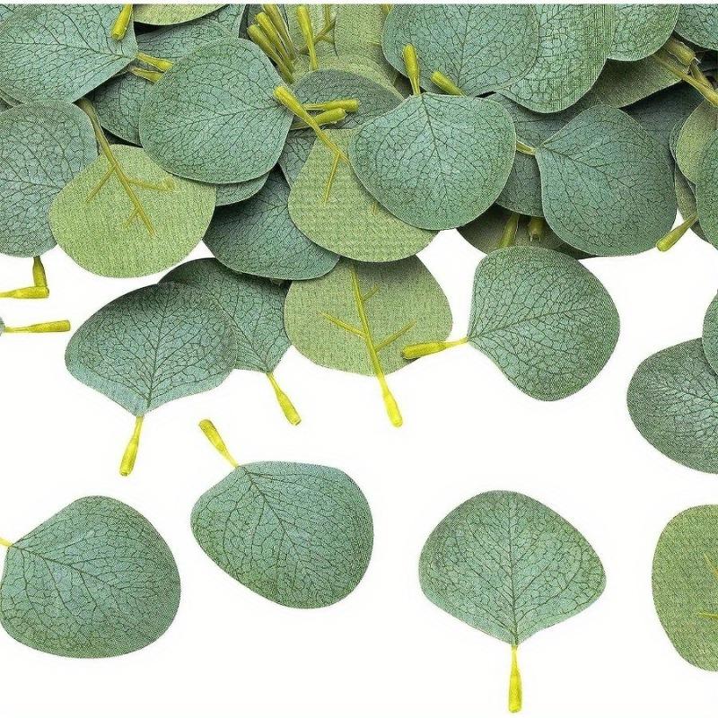 30PCS Simulated Plant Eucalyptus Vine Leaves DIY Flower Arrangement with Leaf Flower Wall Accessories.