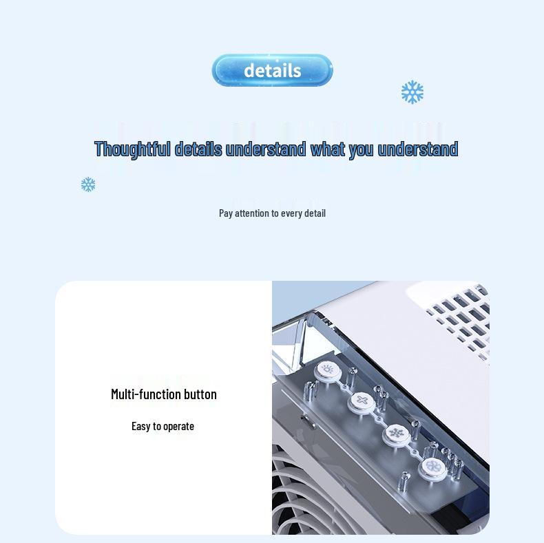 2024 Dual Spray USB/Plug-in Mini Desktop Air Fan