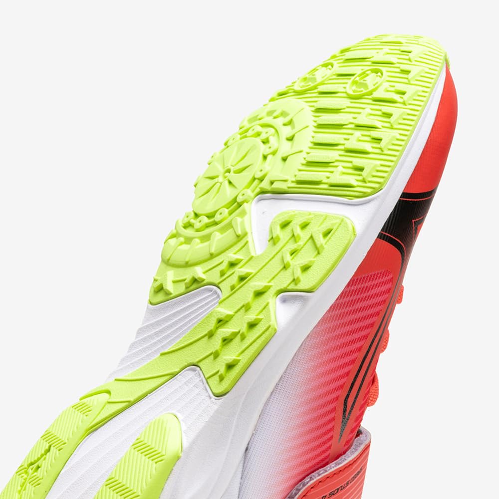 Junior Shoes Speed Studs 4 BELT Belt Athletic Shoes Sports Day Commuting Lightweight Elementary School Boys Unisex Children Red X Black X Yellow Cm 2E