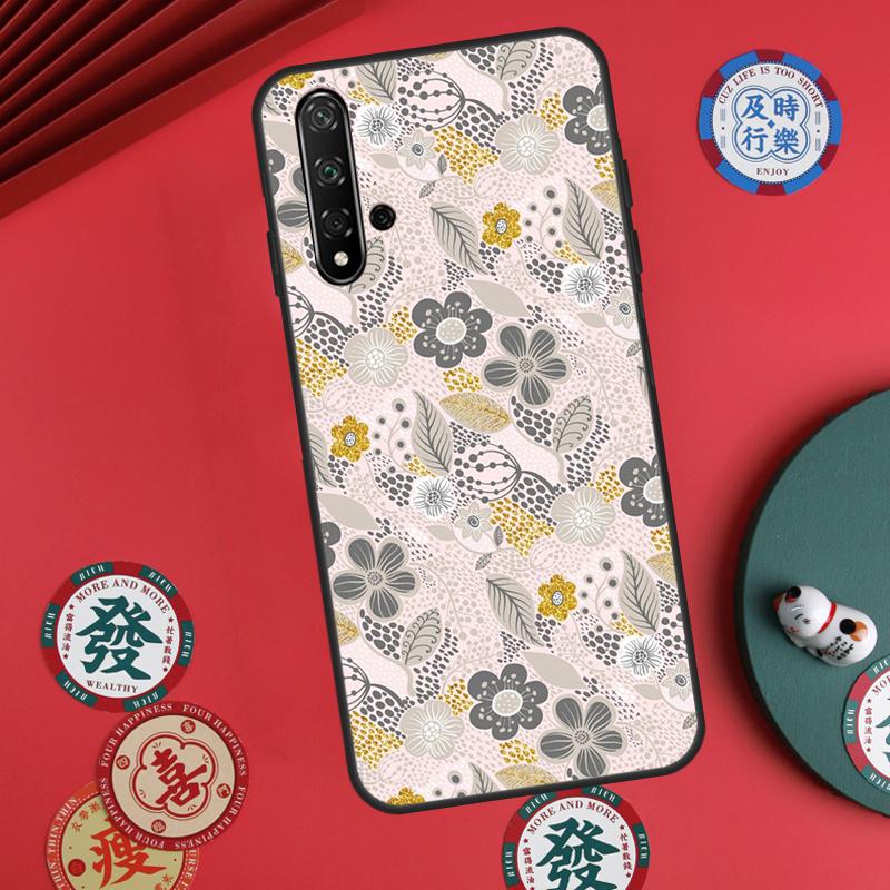 Floral Charm Secret Garden For Huawei Nova 11 Pro 9 10 SE Y70 Y60 Y90 Y61 Y91 Y73 Y72 12s 12i 11i 8i P30 P40 Lite Case