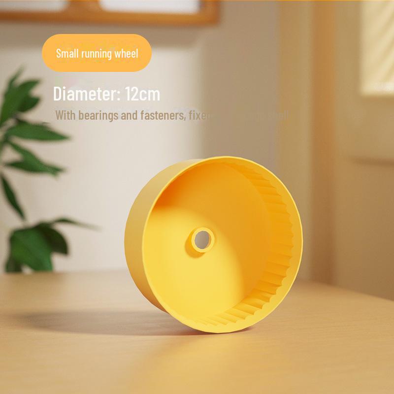 

«Очень большое бесшумное беговое колесо для хомяков с подставкой для установки в клетке»